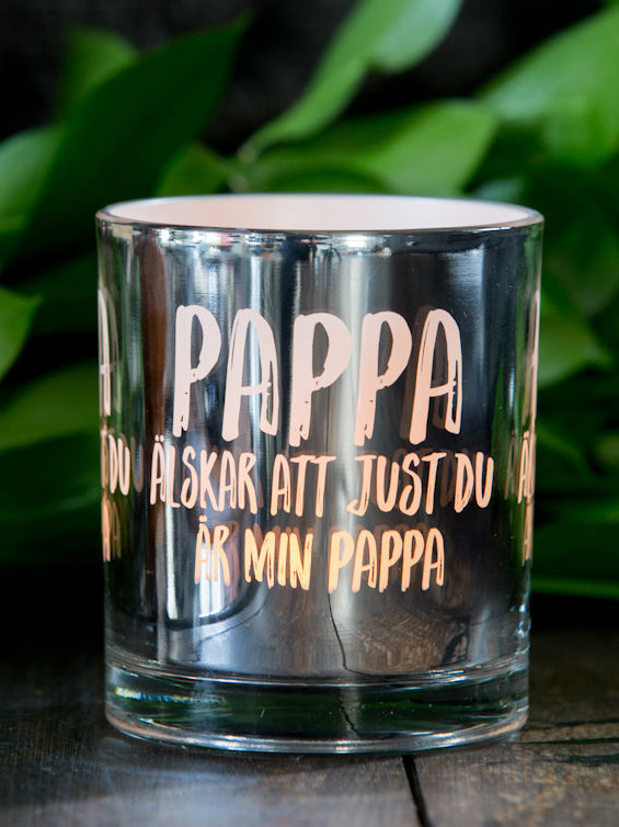 Ljuslyktan Pappa från Majas lyktor säljs till förmån för Barncancerfonden